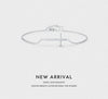 Modian 100% 925 Sterling Silver Classic Simple Cross Religious Adjustable Bracelets Chain For Women Fine Jewelry Accessories