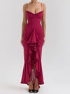 VELVET VIXEN LONG STRAP DRESS