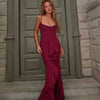 VELVET VIXEN LONG STRAP DRESS