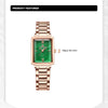 NAVIFORCE Women Casual Quartz Watch Classic Stainless Steel Strap Wristwatch Square Ladies Watches Simple Clock Relogio Feminino