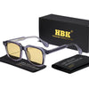 HBK New Fashion Retro Sunglasses man Large Square Frame Sun Glasses Sun Glasses Women outdoor travel party Shopping Eyewear