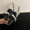 BELT BUCKLE SANDALS .....- STEP INTO ELEGANCE