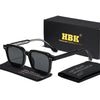HBK New Fashion Retro Sunglasses man Large Square Frame Sun Glasses Sun Glasses Women outdoor travel party Shopping Eyewear