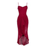 VELVET VIXEN LONG STRAP DRESS