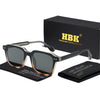 HBK New Fashion Retro Sunglasses man Large Square Frame Sun Glasses Sun Glasses Women outdoor travel party Shopping Eyewear