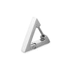 Korean V Simple Personality Triangle Stud Earrings Punk Stainless Steel Geomertic Earring For Fashion Women Men Jewelry