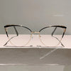 New Minimalist Metal Anti Blue Light Glasses for Women Fashion Cat Eye Glasses Business Computer Goggles