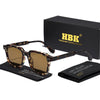 HBK New Fashion Retro Sunglasses man Large Square Frame Sun Glasses Sun Glasses Women outdoor travel party Shopping Eyewear