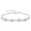 LUXURY 925 STERLING SILVER BRACELETS .- TIMELESS ELEGANCE