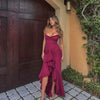 VELVET VIXEN LONG STRAP DRESS