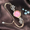 Live burst new diamond set flowers color diamond simple fashion pull bracelet watch women's watch