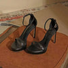 BLACK MAJESTY HEELS .- THE ESSENCE OF POWER AND ELEGANCE
